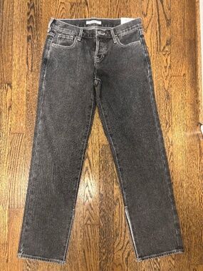 PacSun Black/Grey Low Rise Straight Jeans